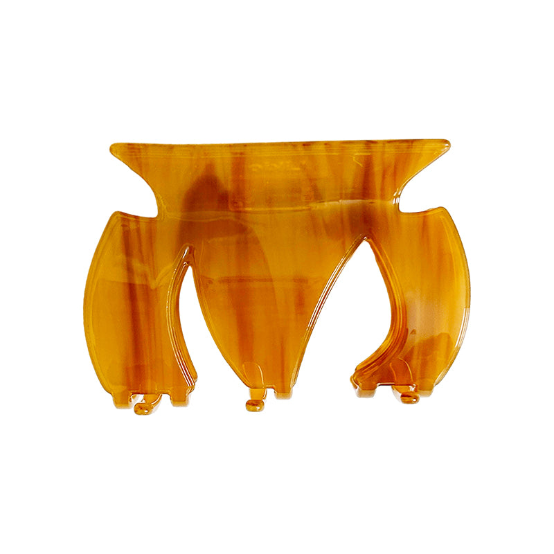 Text Flame Minimalist Hair Claw