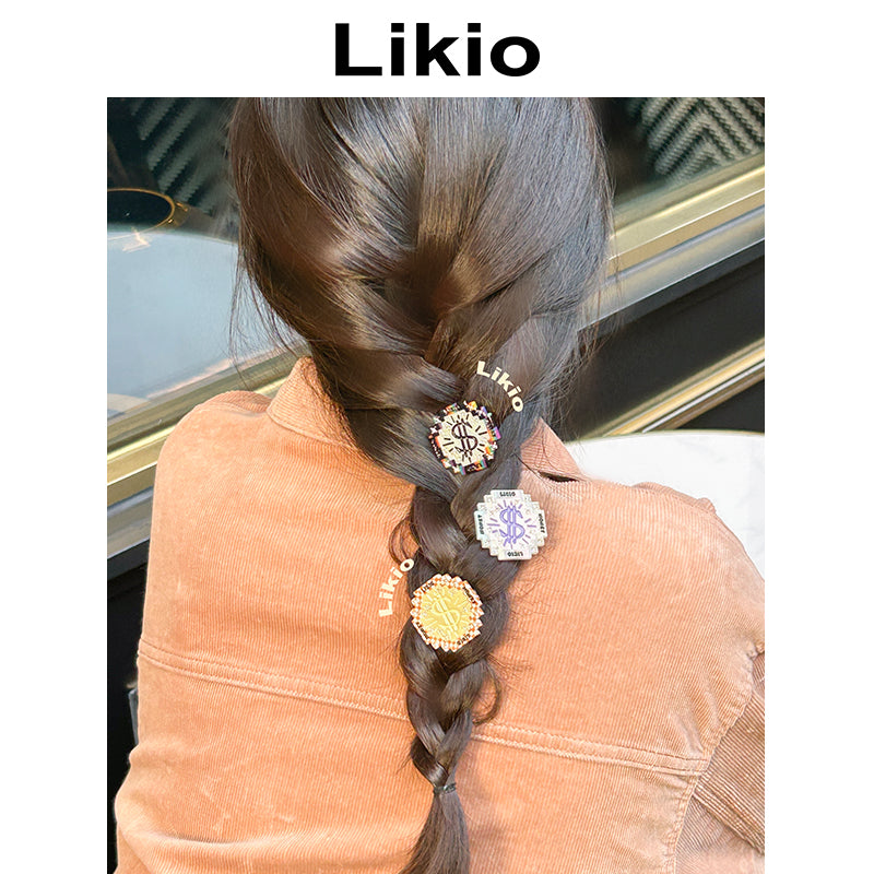 Gold Coin Hair Clip