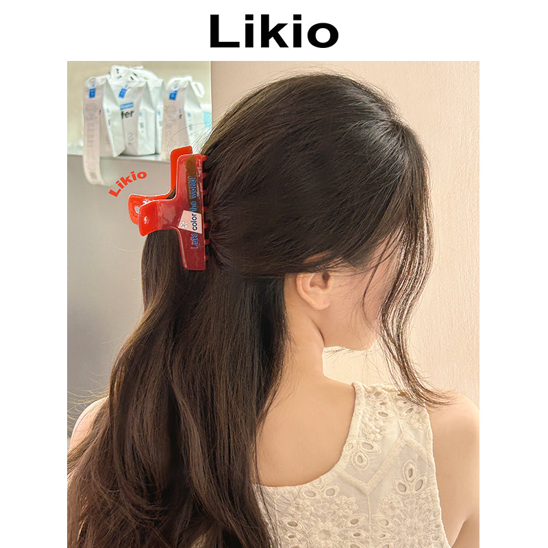 Stationery Series Retro Journal Clip Hair Claw