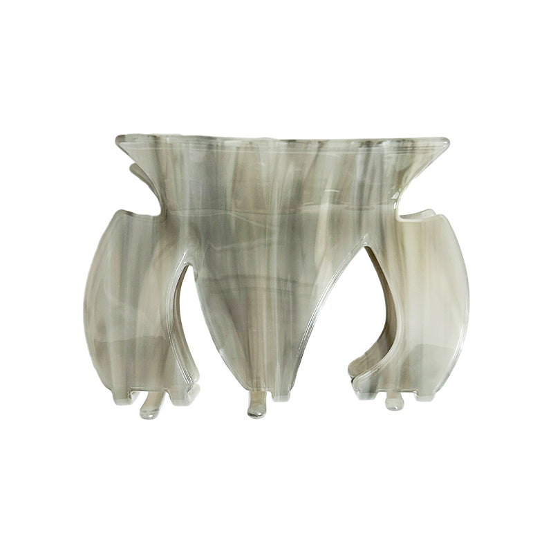 Text Flame Minimalist Hair Claw