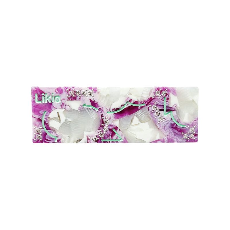 Card Game Color-Block Hair Clip
