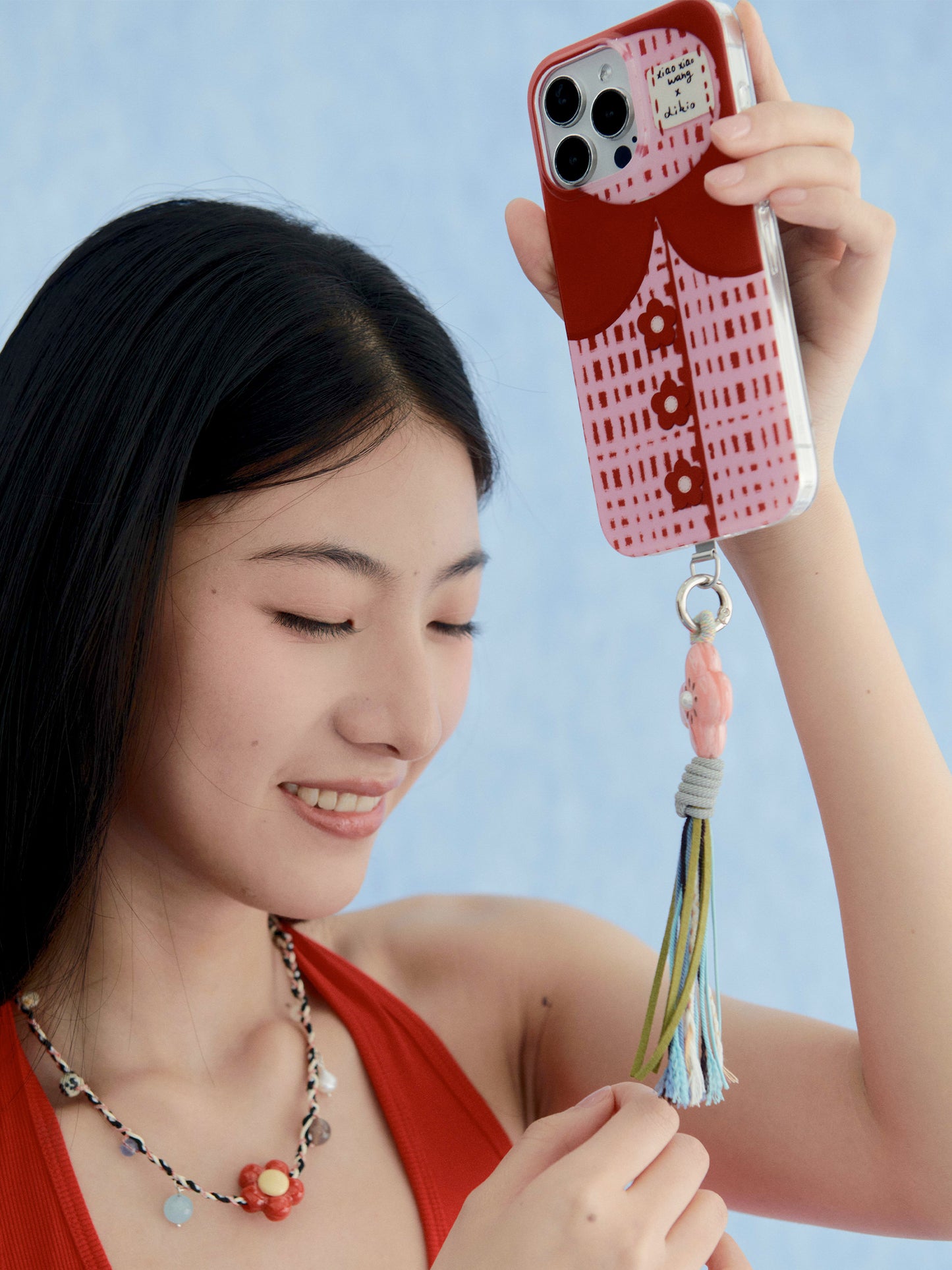 Likio x Xiaoxiao – Carved Fruit Handwoven Tassel Charm