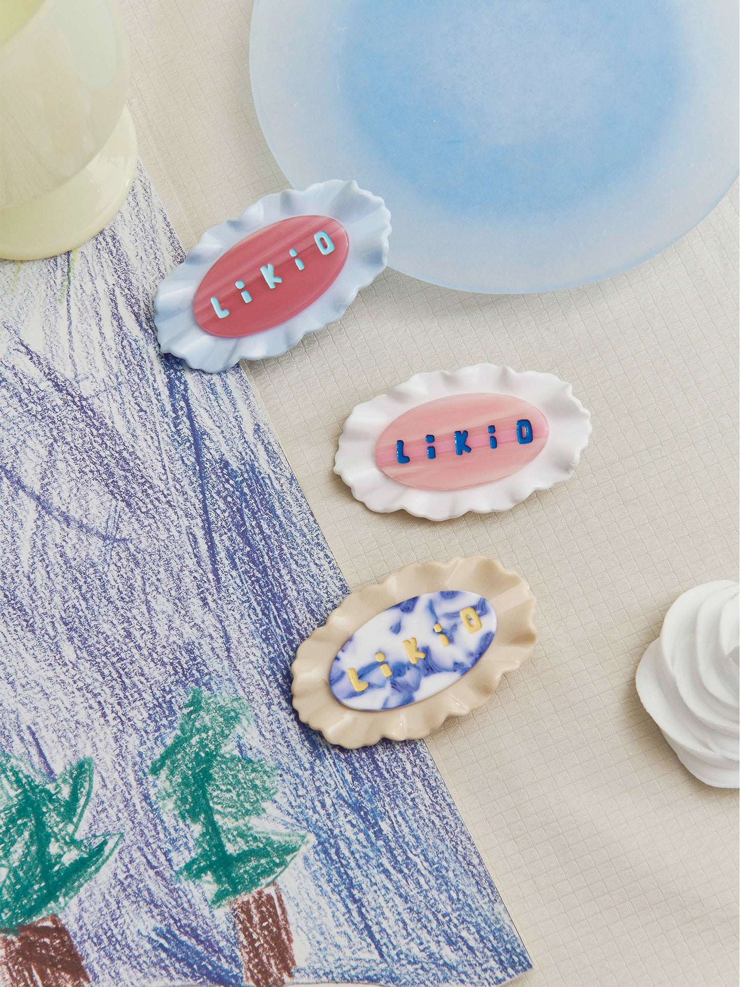 Likio x Xiaoxiao – 3D Lace Icing Shell Hair Clip