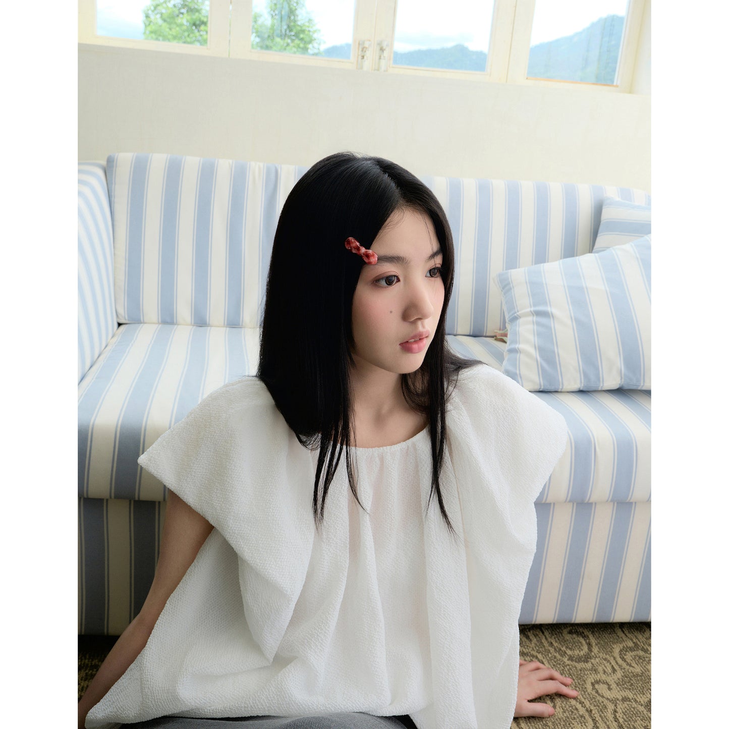 Puffed Ribbon Bow Hair Claw