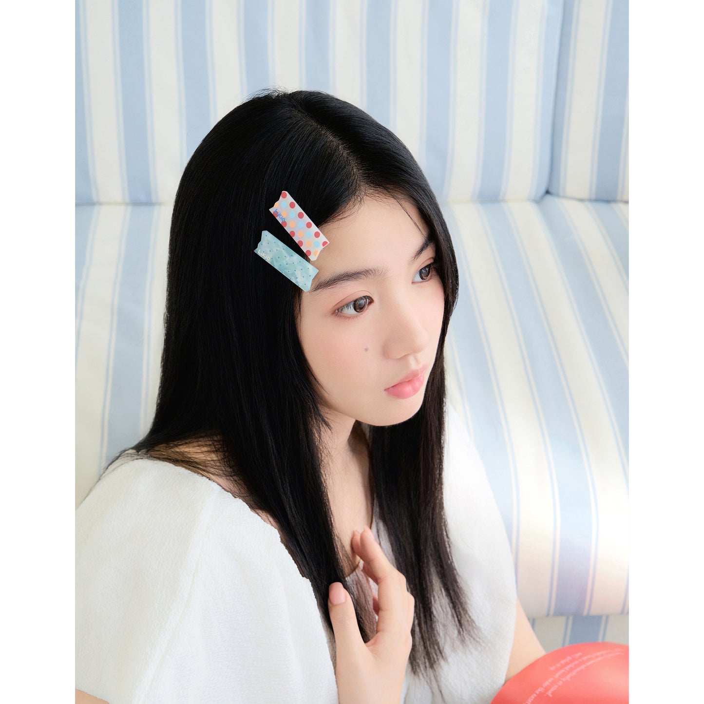 Polka Diary Colorful Tape Hair Claw