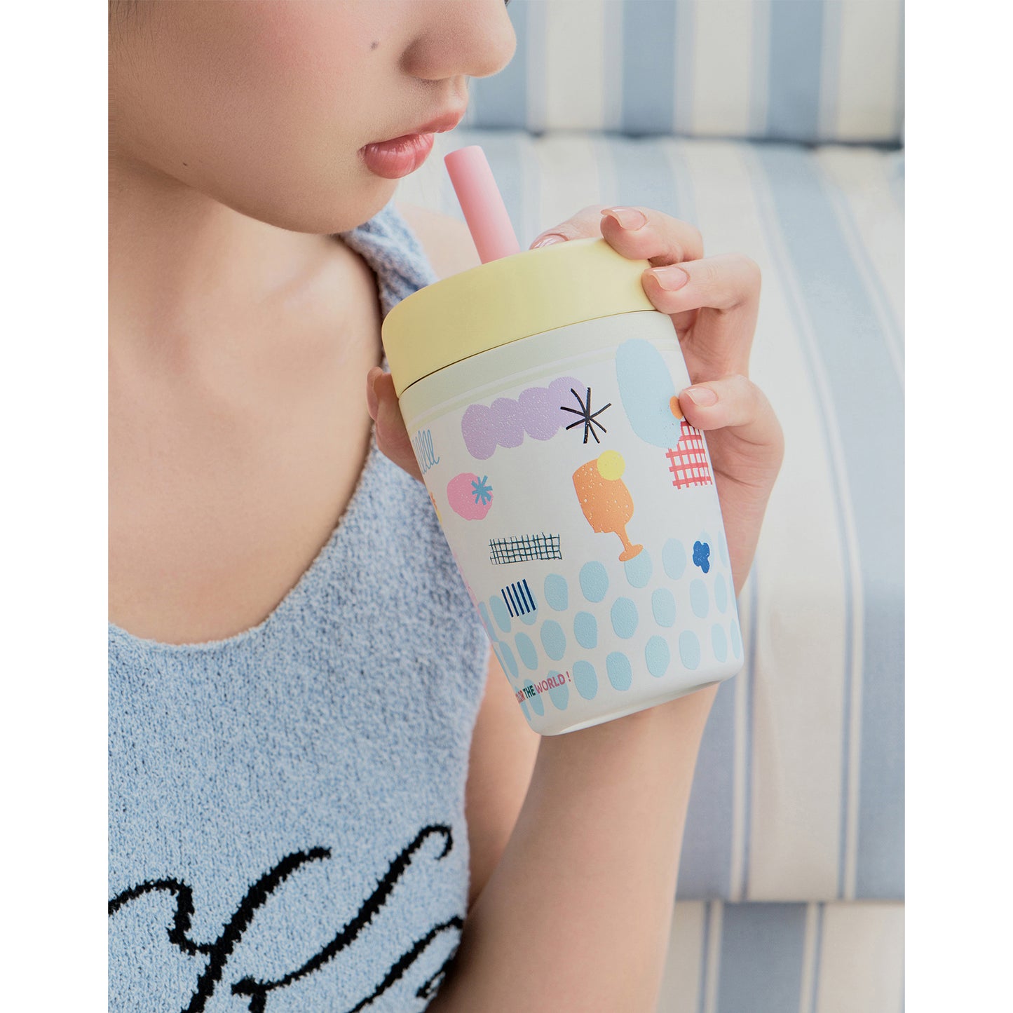 Polka Diary Colorful Doodle Tumblers