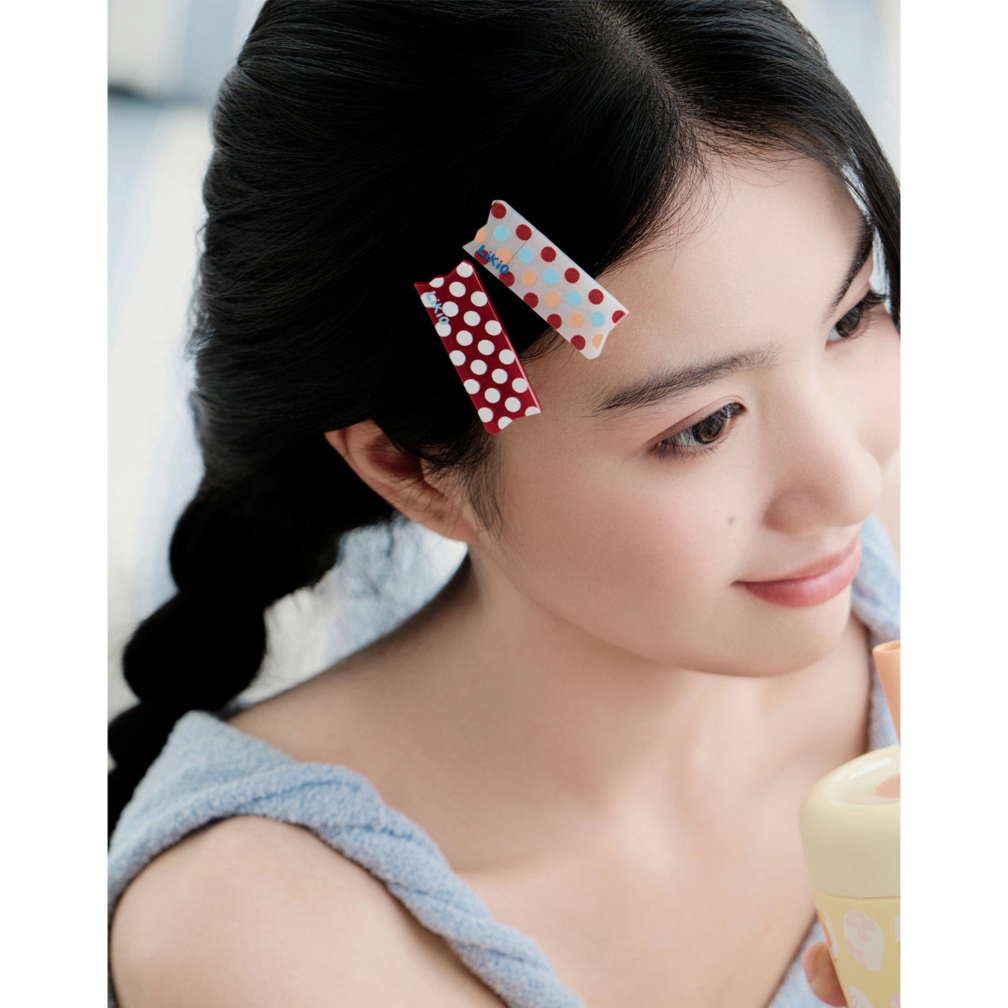 Polka Diary Colorful Tape Hair Claw