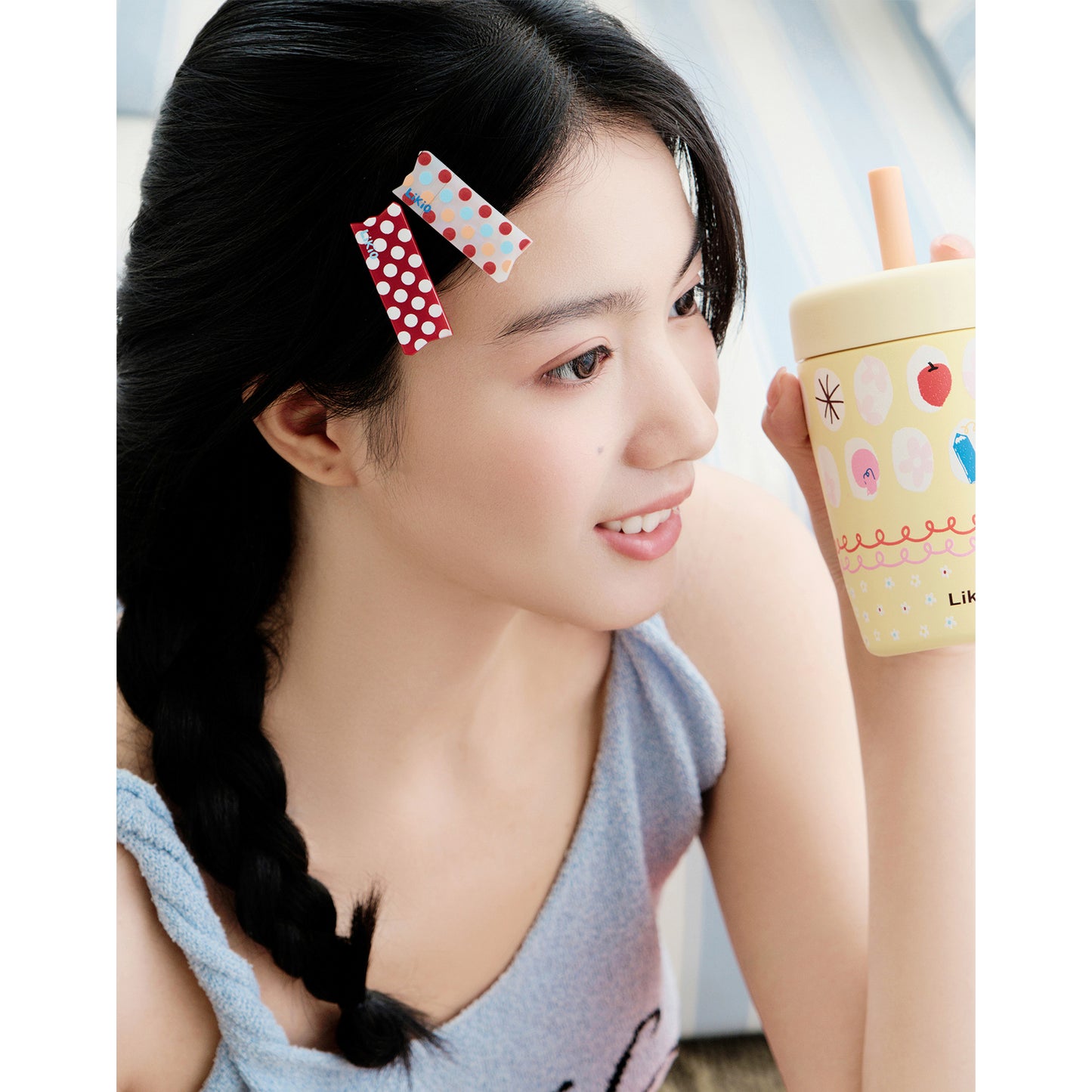 Polka Diary Colorful Tape Hair Claw