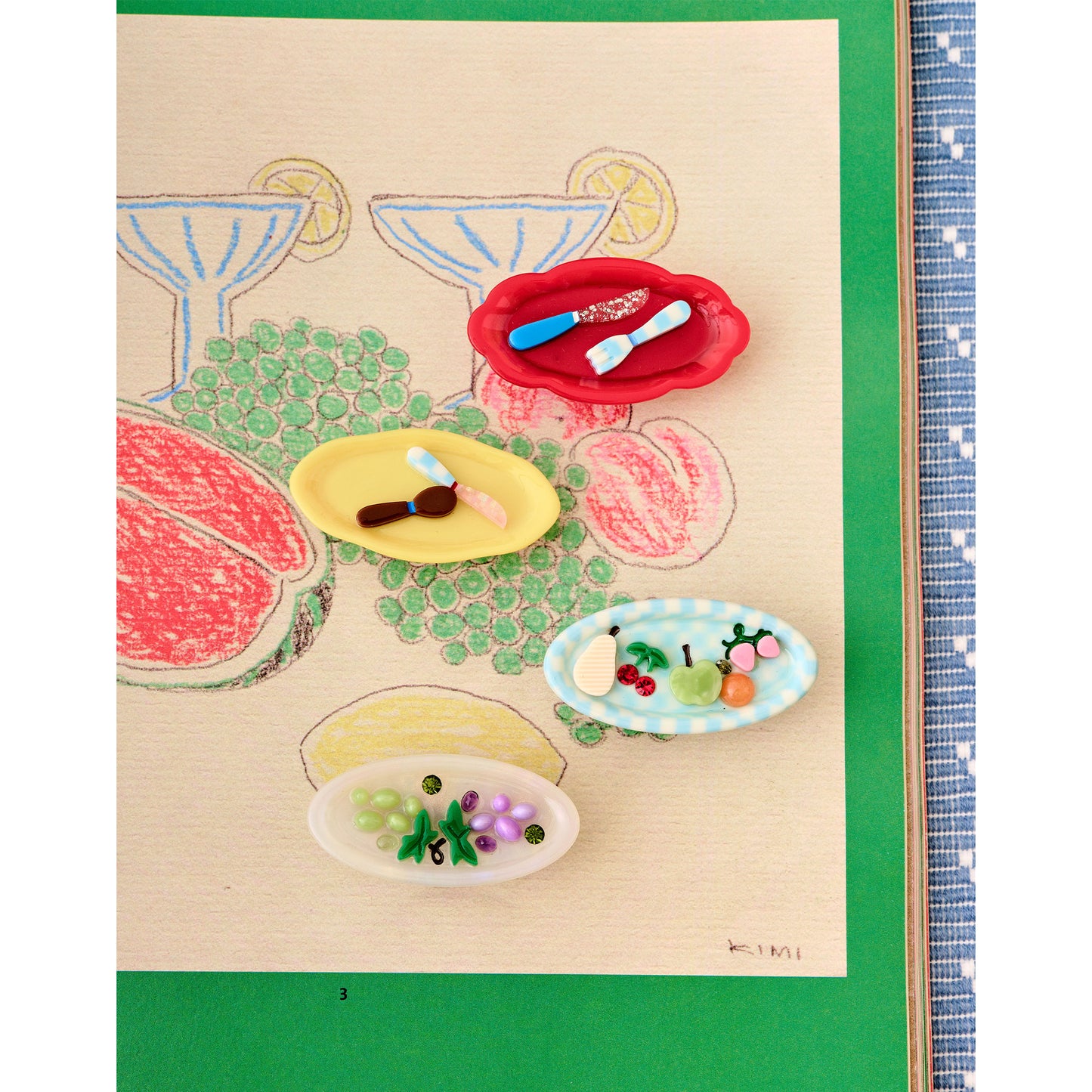 Freedom Kitchen Series Dishplate Hair Claw