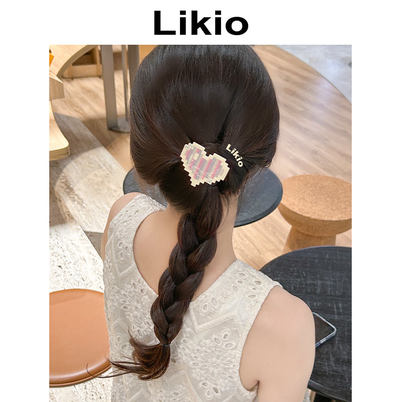 Mosaic Heartbeat Hair Clip