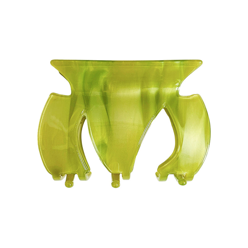 Text Flame Minimalist Hair Claw