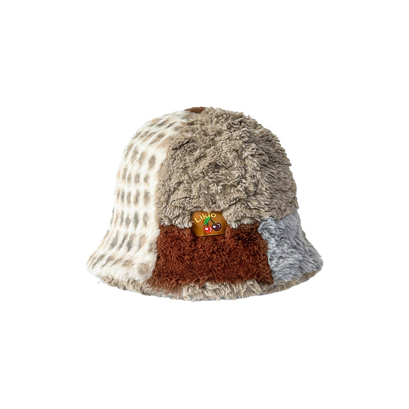 Patchwork Fluffy hat