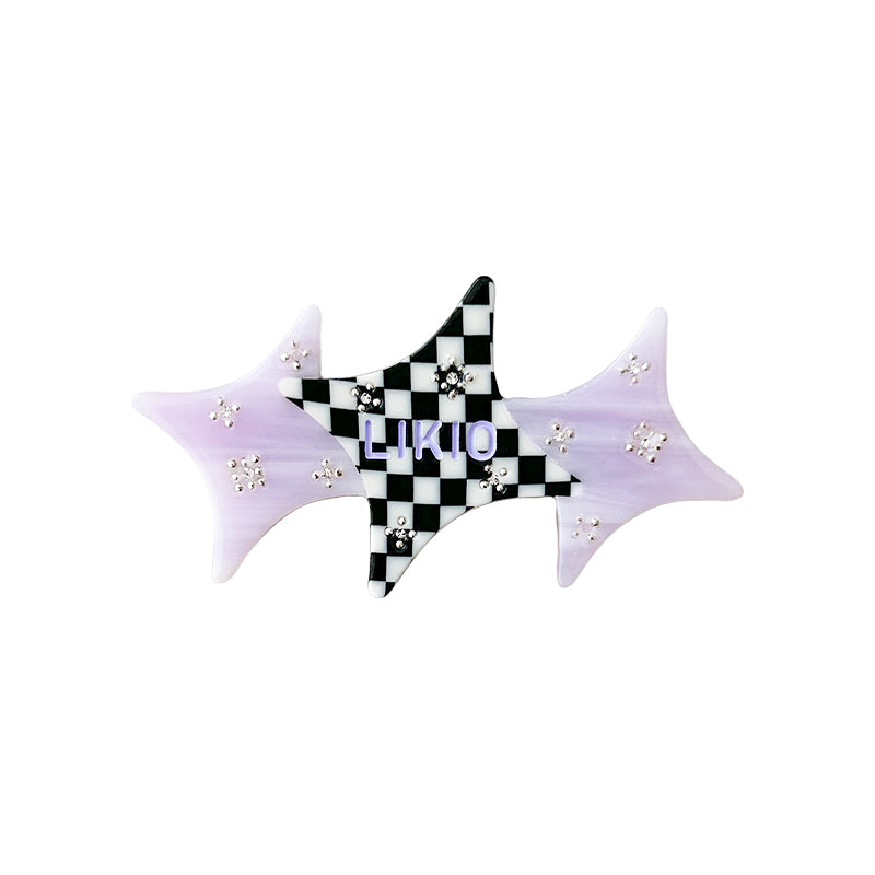 Colorblock Starburst Hair Clip