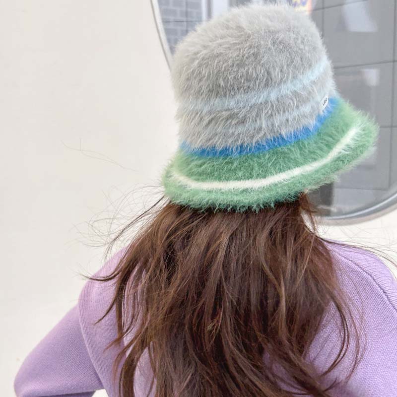 Fluffy painting hat