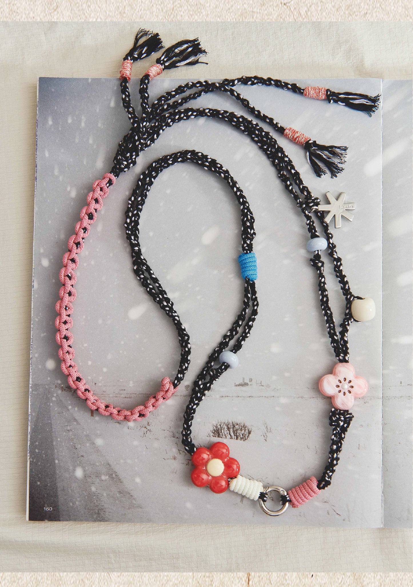 Likio x Xiaoxiao – Handwoven Phone Strap with Beads