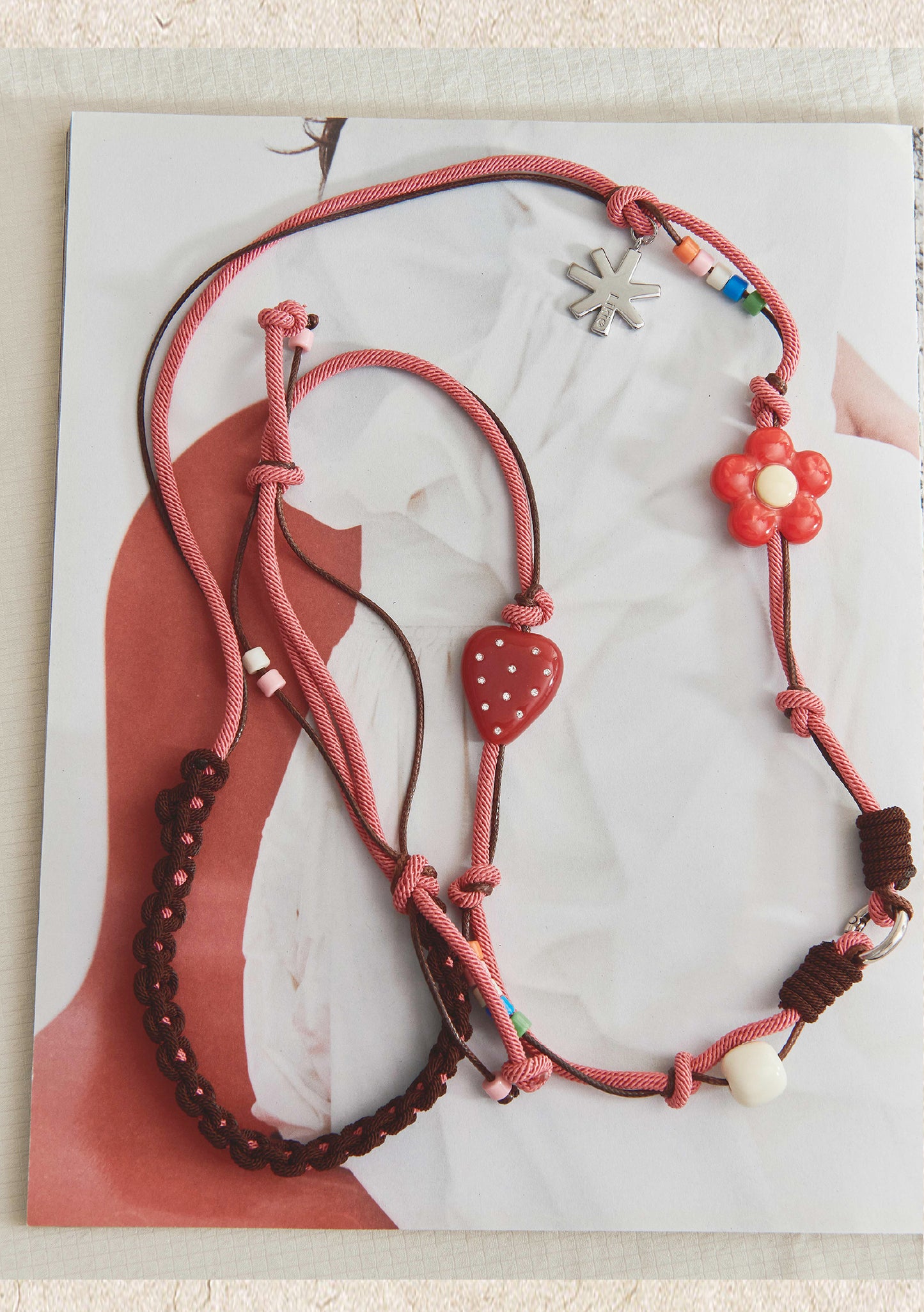 Likio x Xiaoxiao – Handwoven Phone Strap with Beads