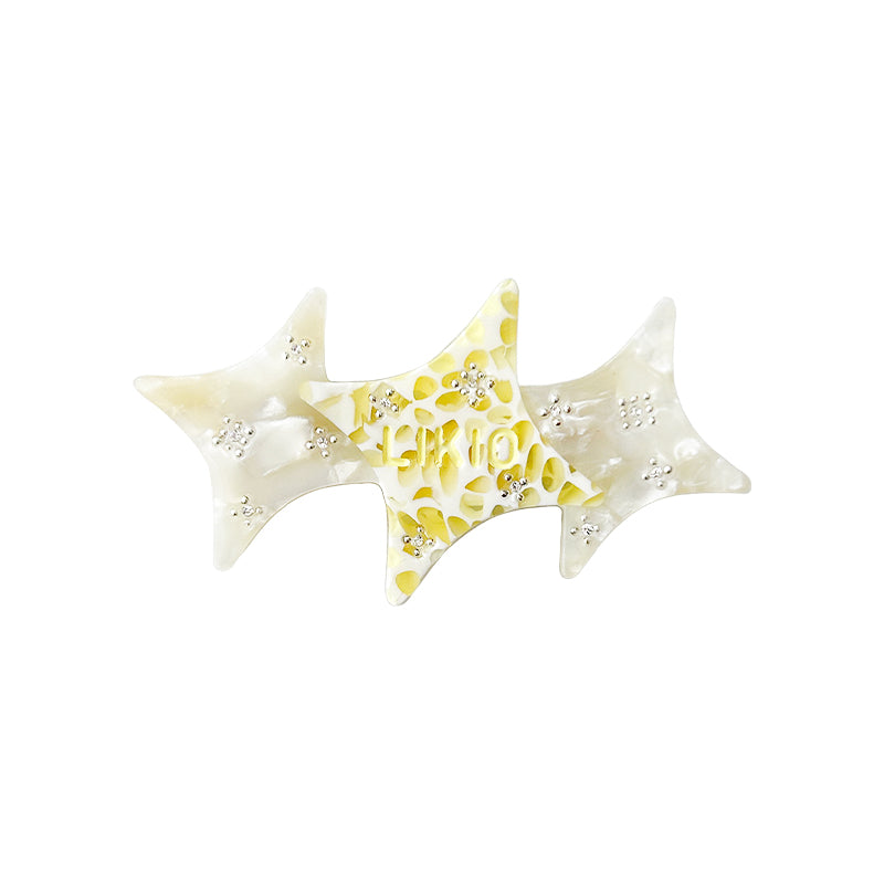 Colorblock Starburst Hair Clip