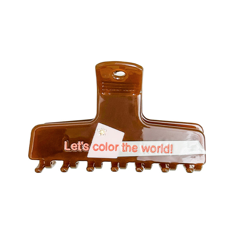 Stationery Series Retro Journal Clip Hair Claw
