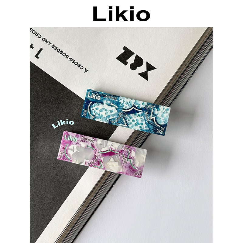 Card Game Color-Block Hair Clip
