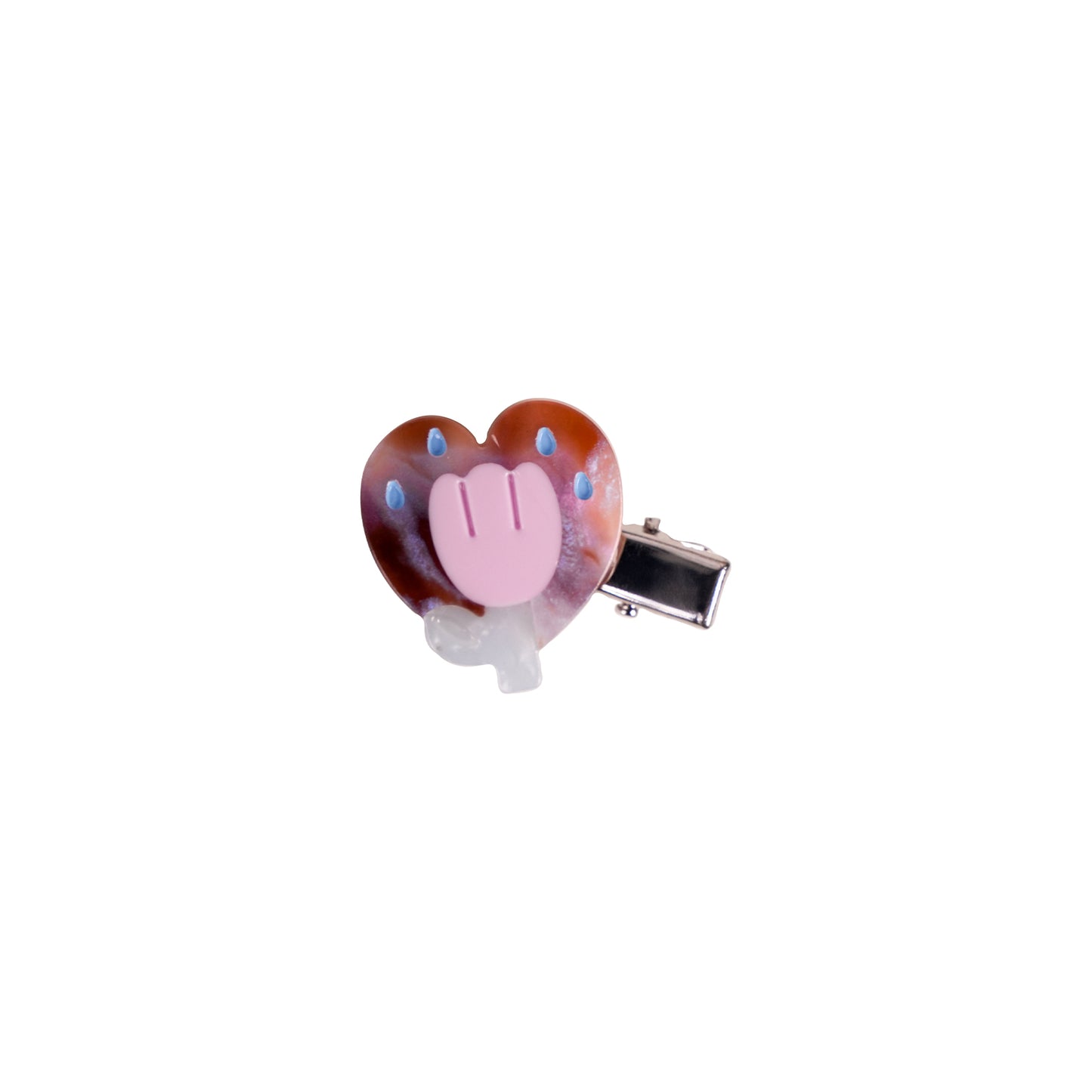 Emoji Tulip Illustration Hair ClipEmoji Tulip Illustration Hair Clip