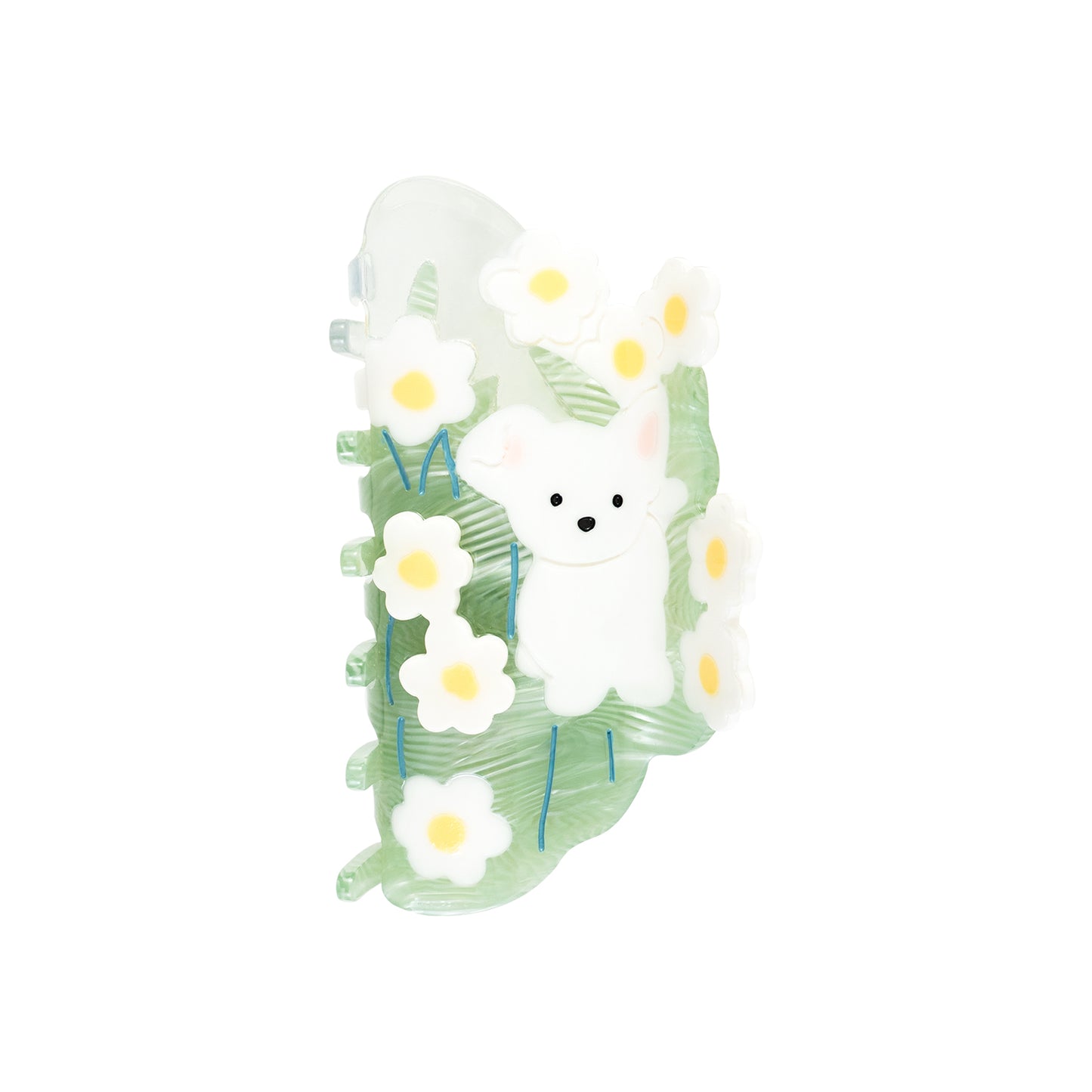 Likio × Teraoka Natsumi 2026 Collection Puppy in Bloom Hair Claw