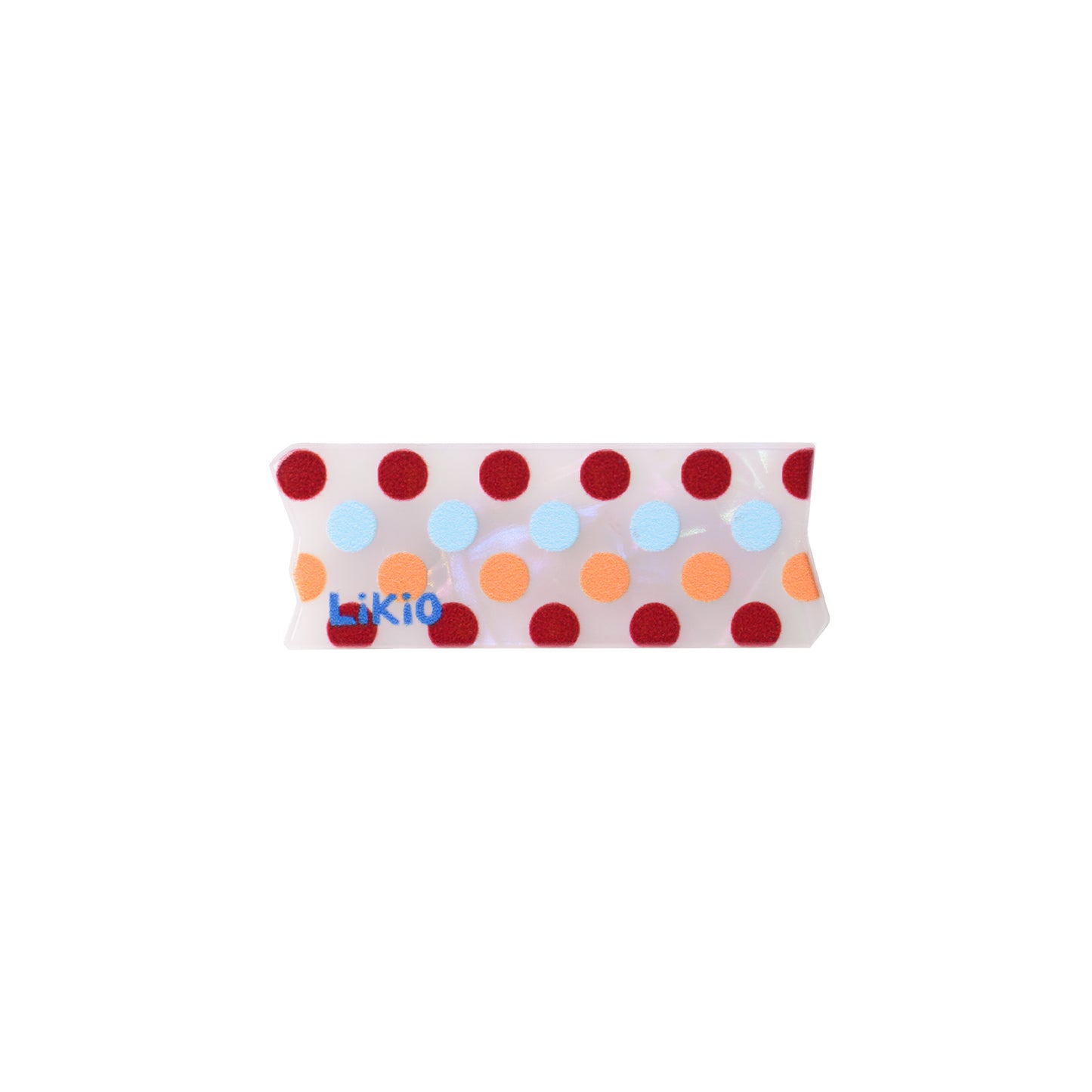Polka Diary Colorful Tape Hair Claw