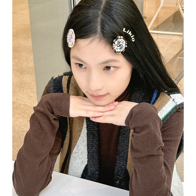 Gold Coin Hair Clip