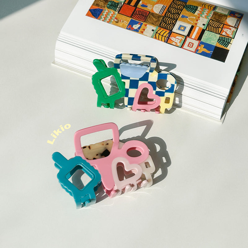 Mirror Collector Colorblock Hair Claw