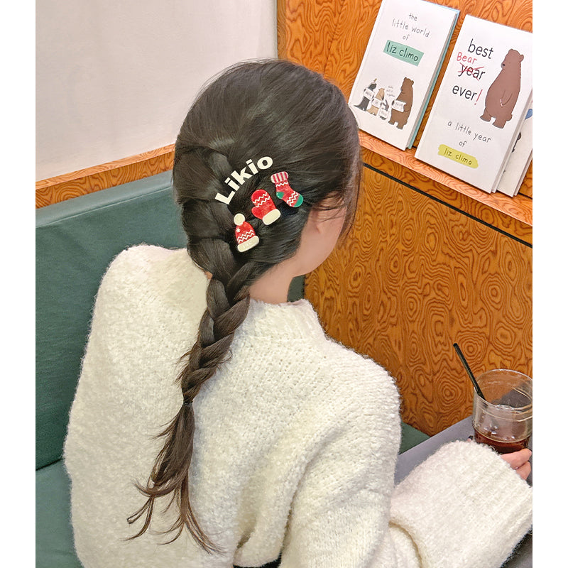 Cozy Christmas Gift Set Hair Clip