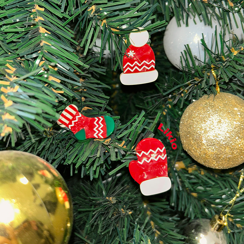 Cozy Christmas Gift Set Hair Clip