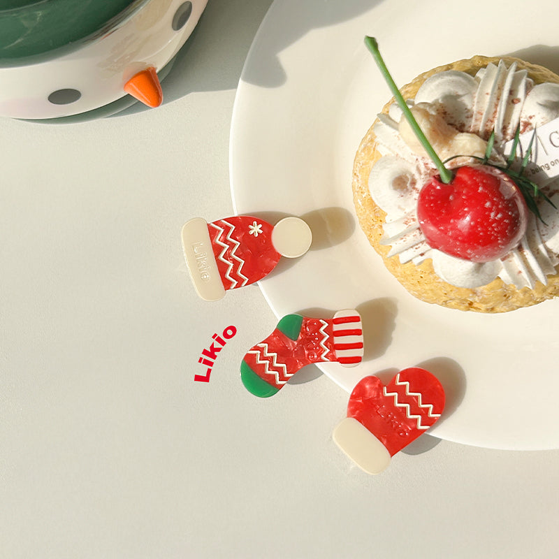 Cozy Christmas Gift Set Hair Clip