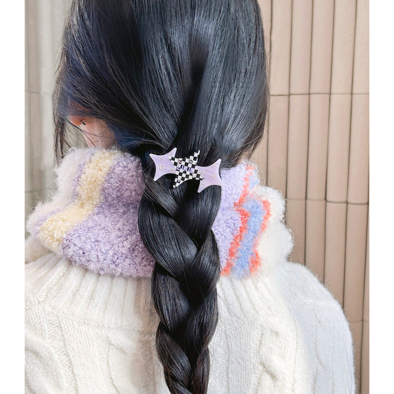 Colorblock Starburst Hair Clip