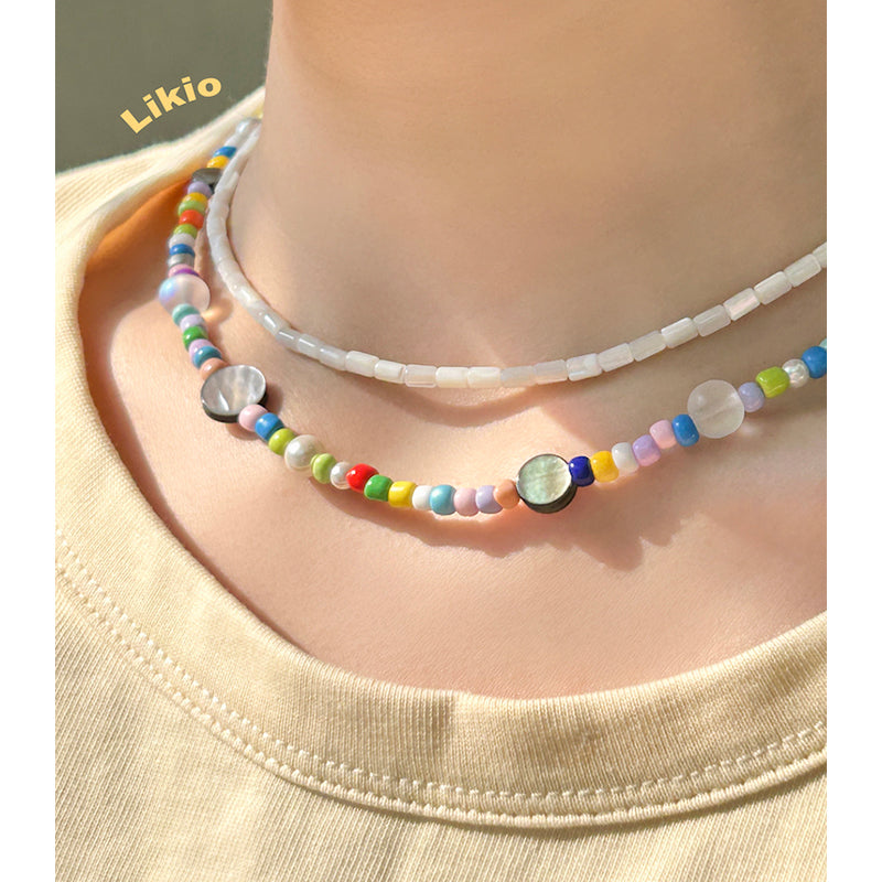 Garden gallery shell necklace