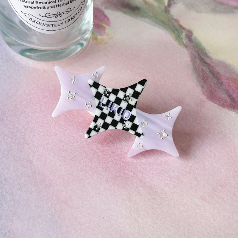 Colorblock Starburst Hair Clip