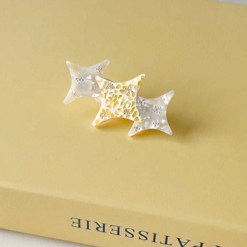 Colorblock Starburst Hair Clip