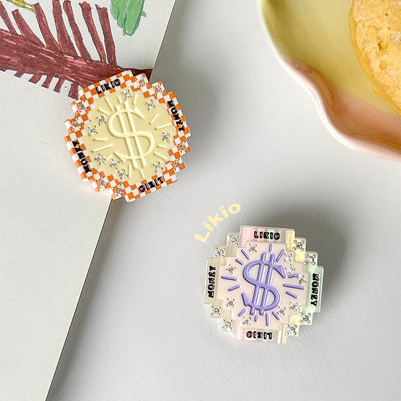 Gold Coin Hair Clip