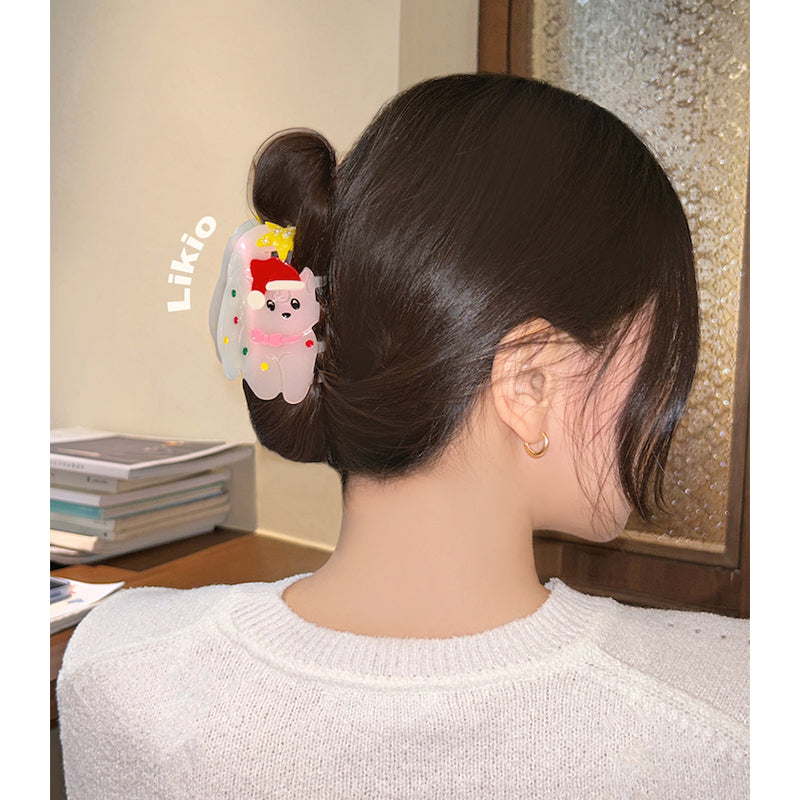 Starry Cat Holiday Hair Claw & Hair Clip