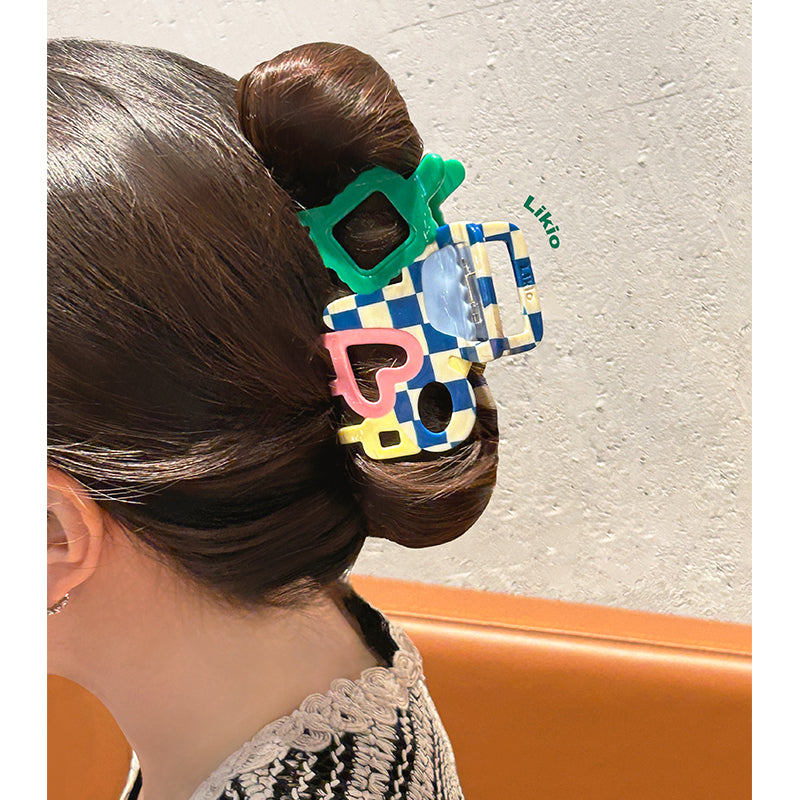 Mirror Collector Colorblock Hair Claw