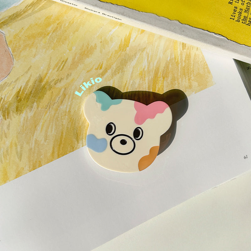 Rainbow Bear Hair Clip
