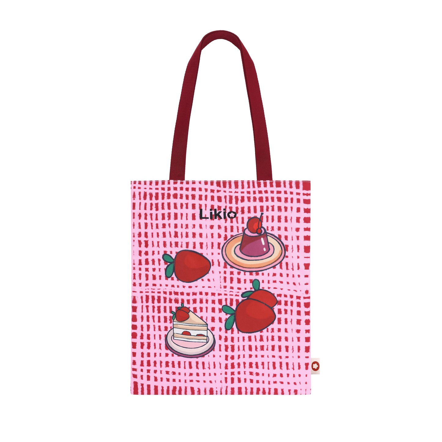 Likio x Xiaoxiao – Doodle Colorblock Tote