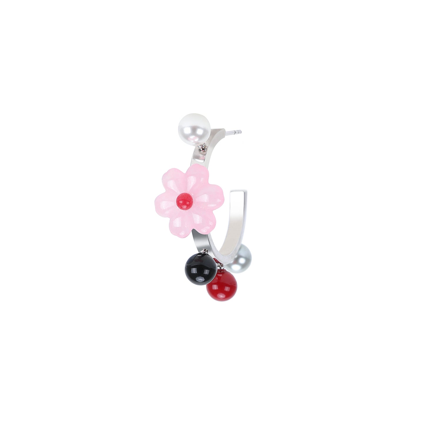 Coconut Holiday – Gem Garland Hoop Earrings