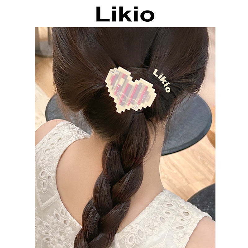 Mosaic Heartbeat Hair Clip
