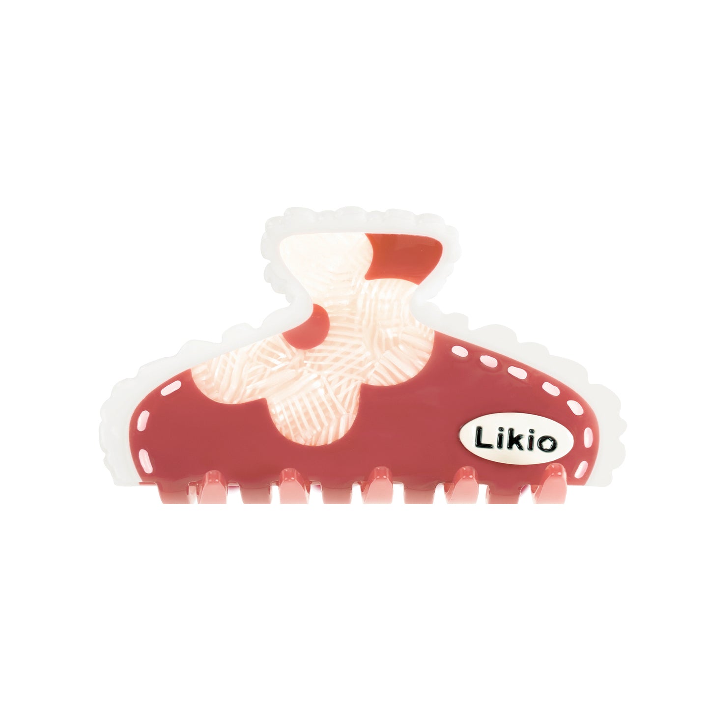 Likio x Xiaoxiao – Lace Edge Colorblock Hair Claw