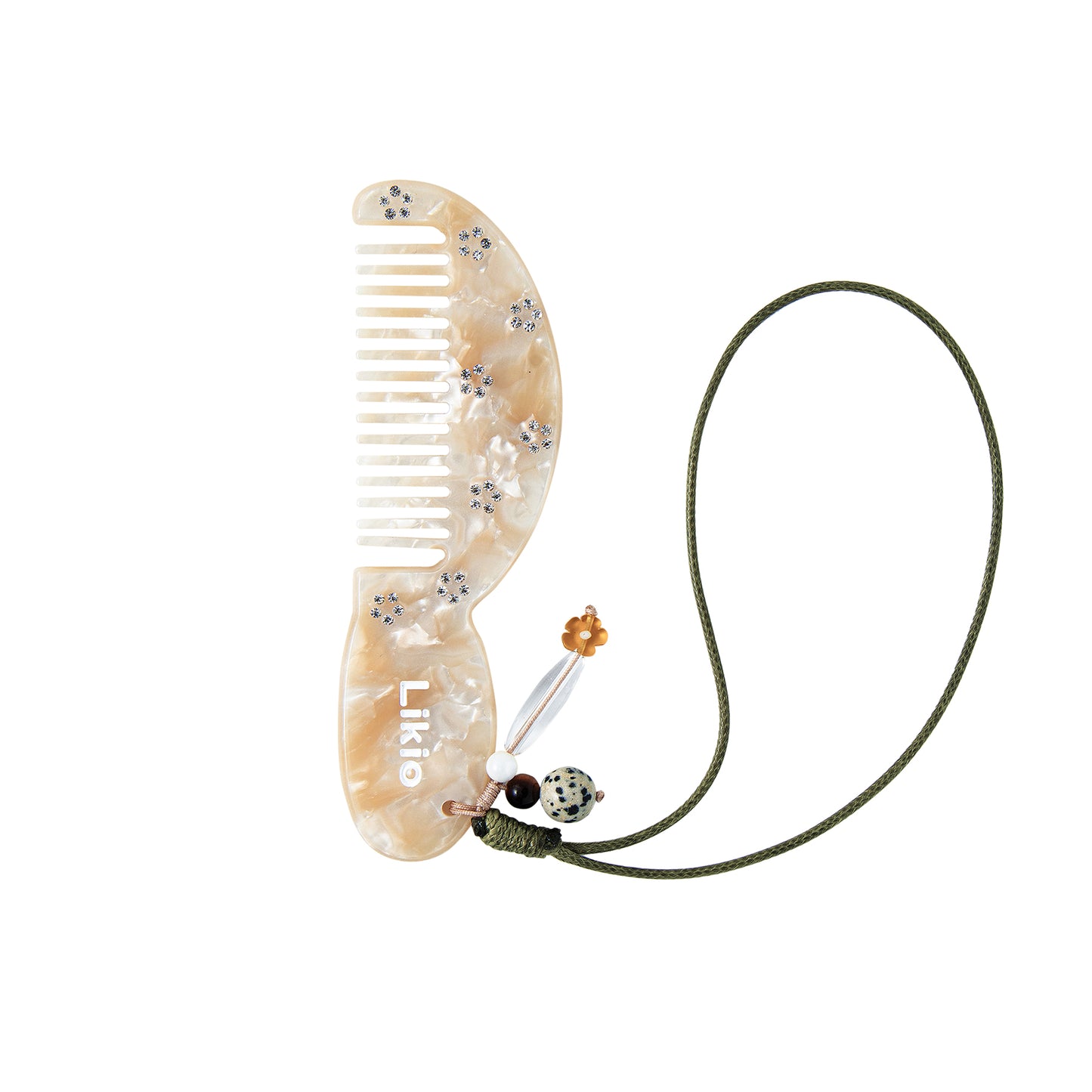 Likio Flower Diamond Pop Fun Comb Charm