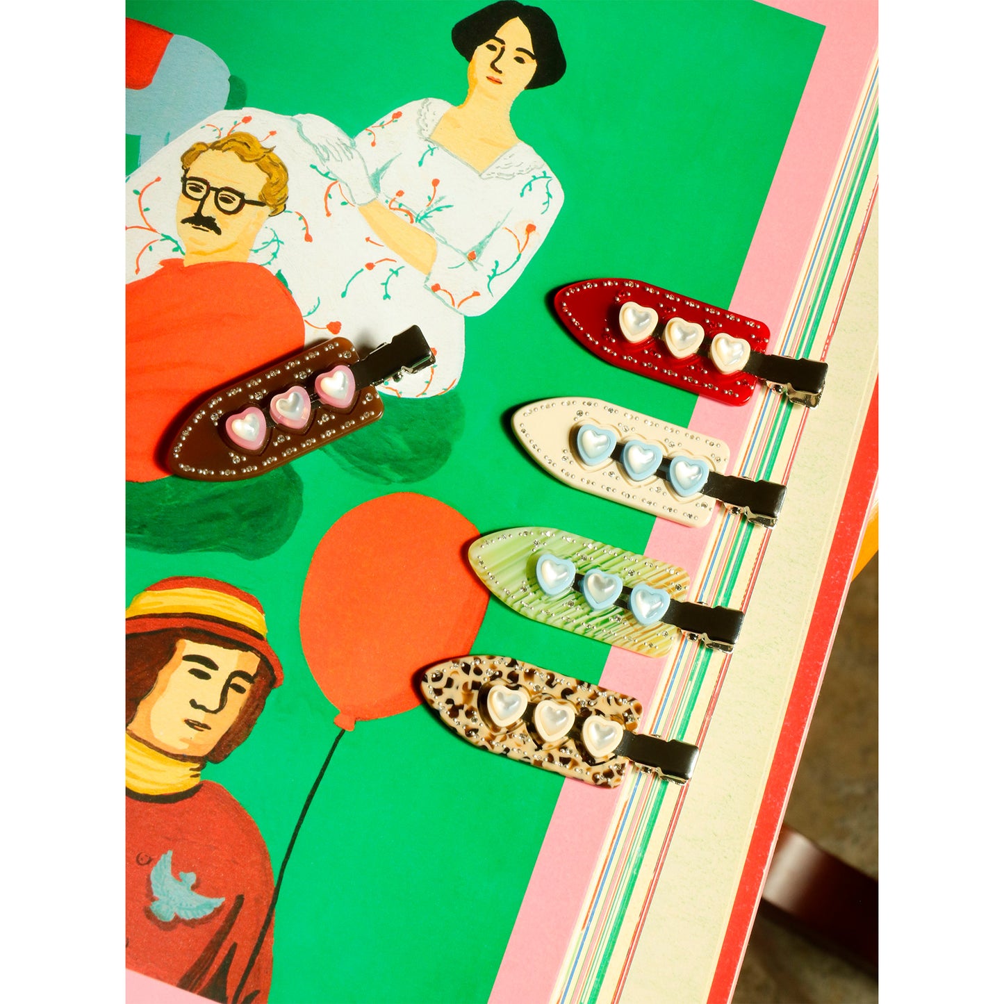 Digital Love 3D Hair Clip