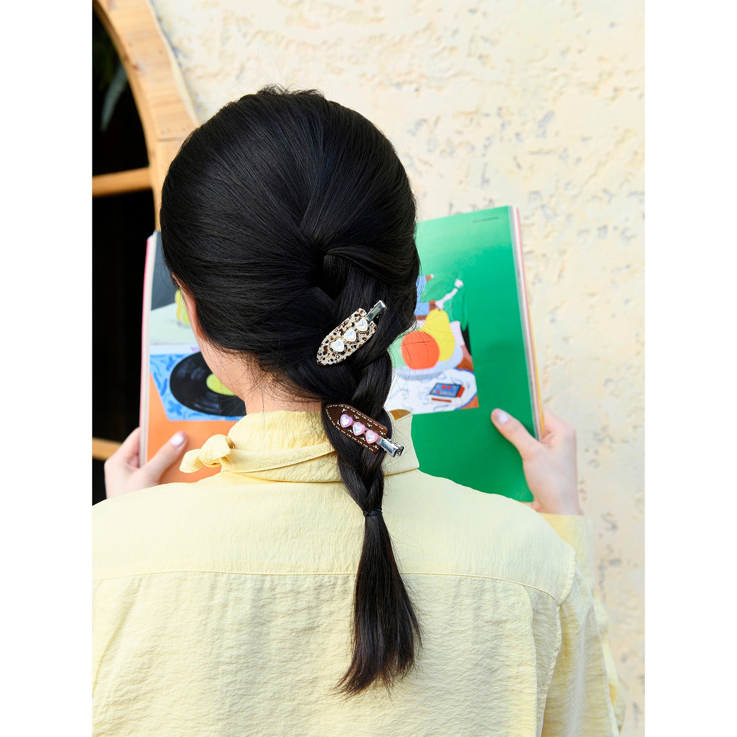 Digital Love 3D Hair Clip