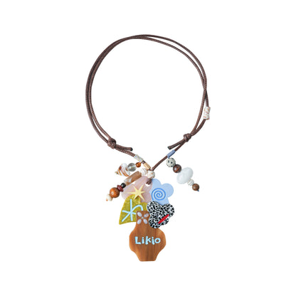 Likio × Sharkgirl Florist Collection - Polka Dot Vase Bag Charm