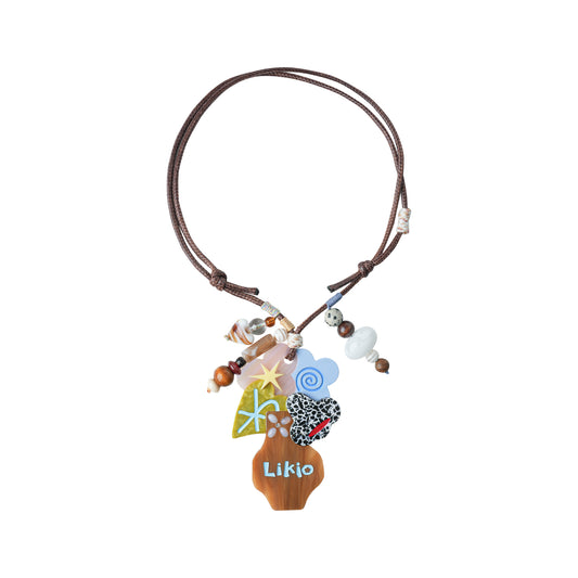 Likio × Sharkgirl Florist Collection - Polka Dot Vase Bag Charm