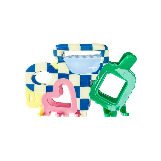 Mirror Collector Colorblock Hair Claw