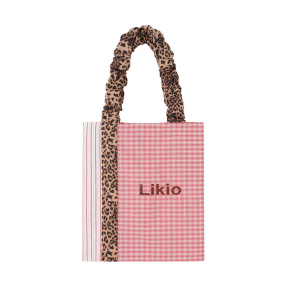 Likio “Light Pleats” Colour Patchwork Tote Bag